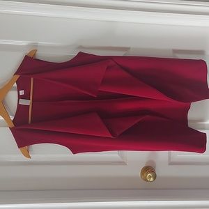 Waterfall Burgandy Vest